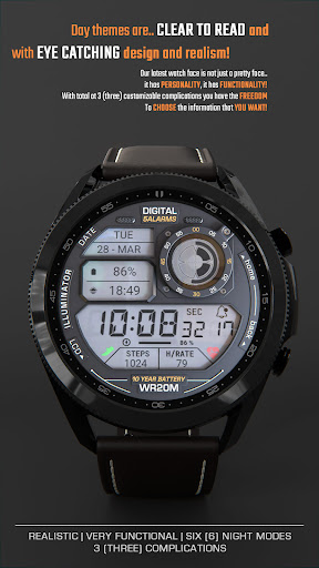 ILLUMINATOR Digital Watch face Bildschirmfoto 3