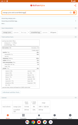 WolframAlpha Classic Bildschirmfoto 8