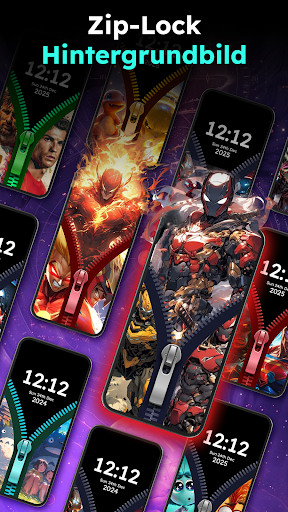 Zipper Lock Wallpapers Screen Bildschirmfoto 21