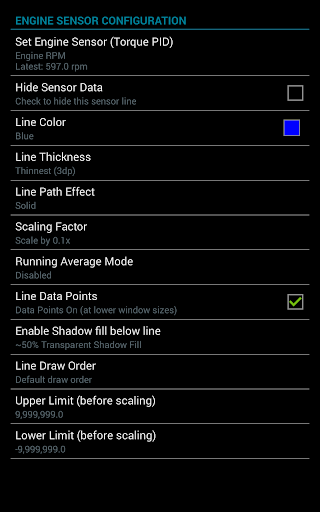 Realtime Charts for Torque Pro Bildschirmfoto 8