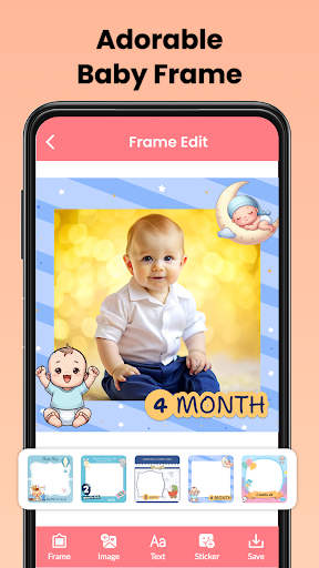 Baby Month Photo Editor Frame Bildschirmfoto 2