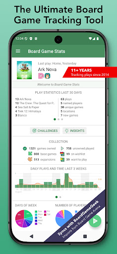 Board Game Stats Bildschirmfoto 11