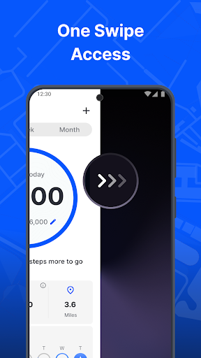 Step Tracker Launcher Bildschirmfoto 1