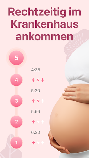 Wehenzähler - Die Wehen App Bildschirmfoto 4