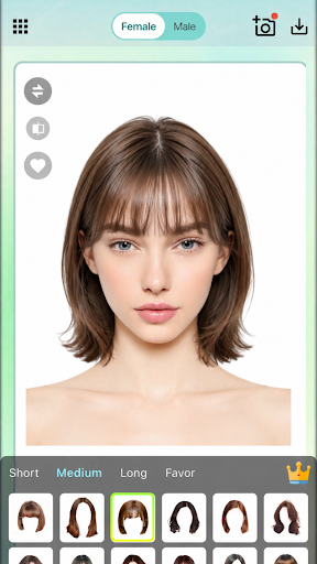 Hairstyle Try On: KI-Frisuren Bildschirmfoto 2