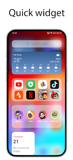 OS Launcher 18 - Phone 16 Max Bildschirmfoto 1