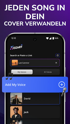 KI-Songgenerator - Mozart AI Bildschirmfoto 13