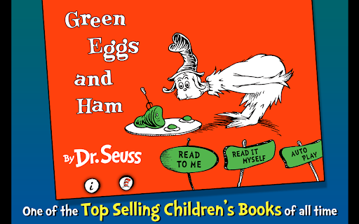 Green Eggs and Ham - Dr. Seuss Bildschirmfoto 1