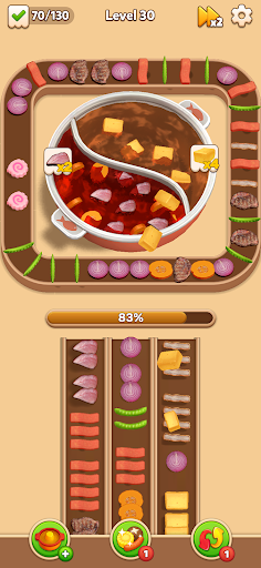 Hotpot Loop: Food Sort Bildschirmfoto 1
