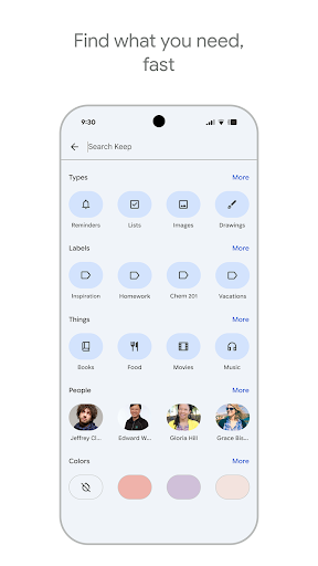 Google Keep – Notizen & Listen Bildschirmfoto 1