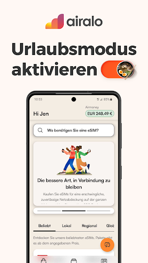 Airalo: eSIM-Reisen & Internet Bildschirmfoto 2