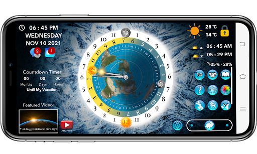 Flat Earth Sun & Moon Clock Bildschirmfoto 10