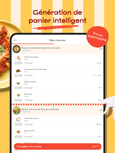 Jow - Recettes et courses Bildschirmfoto 9