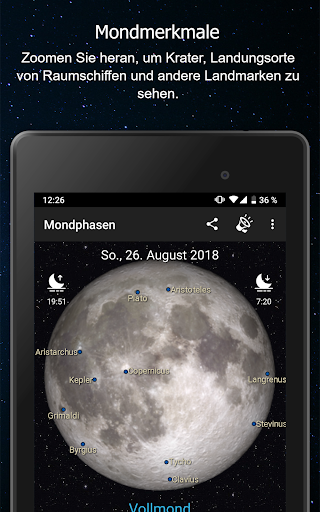 Mondphasen Pro Bildschirmfoto 1