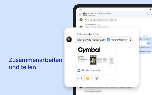 Google Chat Bildschirmfoto 9