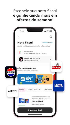Méliuz: Cashback e Nota Fiscal Bildschirmfoto 1