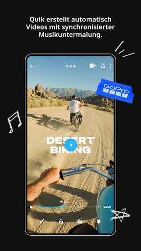 GoPro Quik: Video-Editor Bildschirmfoto 2