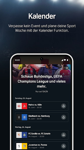 DAZN - Sport Live Stream Bildschirmfoto 10
