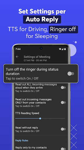 SMS Auto Reply - Autoresponder Bildschirmfoto 5