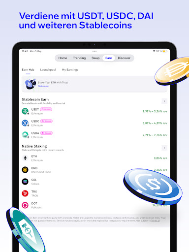Trust: Crypto & Bitcoin Wallet Bildschirmfoto 10