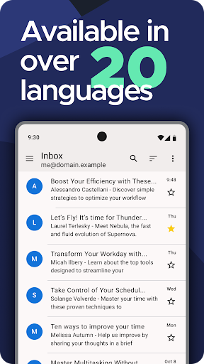Thunderbird: Free Your Inbox Bildschirmfoto 3