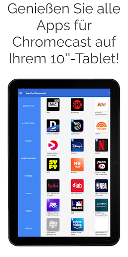 Apps für Chromecast Bildschirmfoto 8