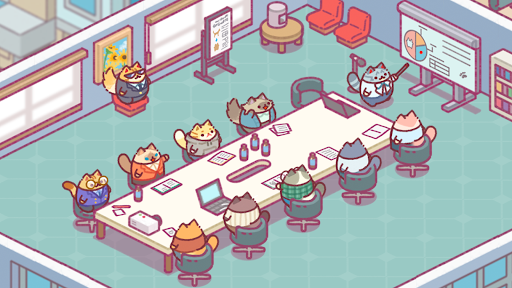 Office Cat: Idle Tycoon Spiel Bildschirmfoto 17