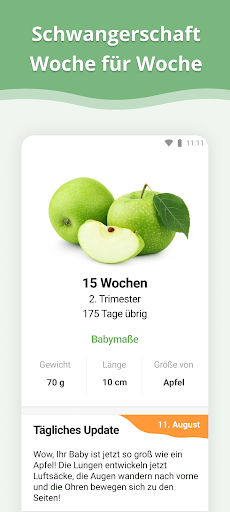 Schwangerschafts-App Bildschirmfoto 6