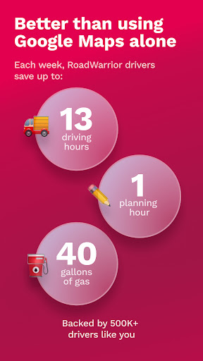 RoadWarrior Route Planner Bildschirmfoto 1