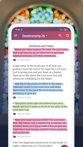 NIV Bible version, Offline app Bildschirmfoto 6