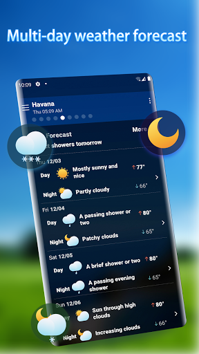 Wettervorhersage - Widget Bildschirmfoto 4