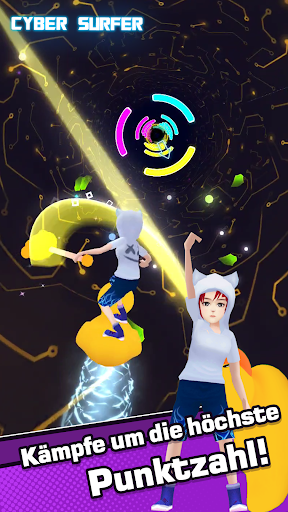 Cyber Surfer : Musik-Abenteuer Bildschirmfoto 1