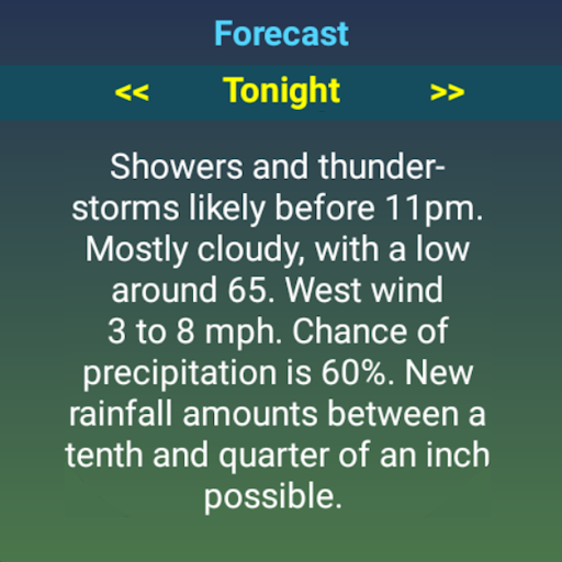 SkyHalo Weather for Wear OS Bildschirmfoto 6