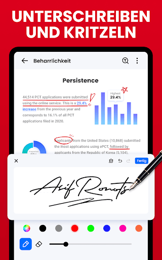 PDF Reader - PDF Viewer Bildschirmfoto 3