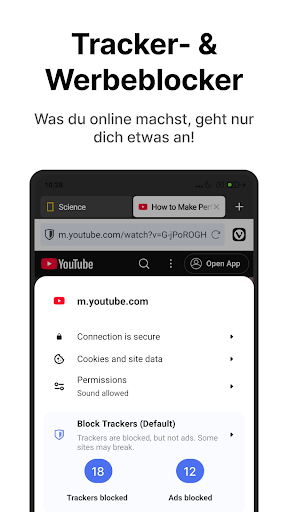 Vivaldi Browser–Schnell&Sicher Bildschirmfoto 16