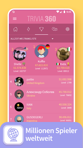 TRIVIA 360: Wissensquiz Bildschirmfoto 4