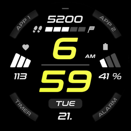 SPORT xR: Watch face Bildschirmfoto 9