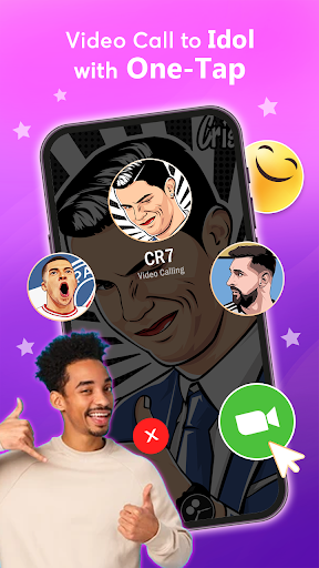 Idol Prank Video Call & Chat Bildschirmfoto 1