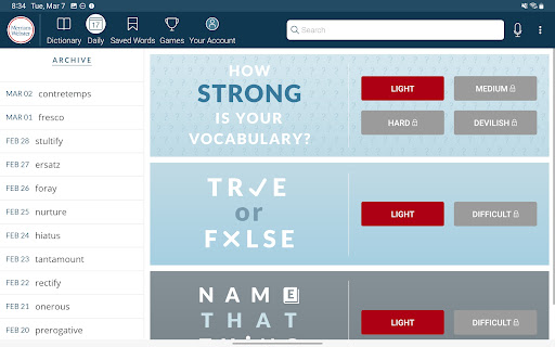 Dictionary - Merriam-Webster Bildschirmfoto 11