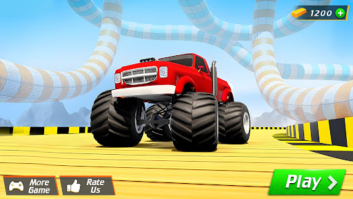 Mega Ramp Monster Truck Stunts Bildschirmfoto 1