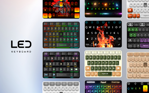 LED Tastatur RGB Themes Fonts Bildschirmfoto 2