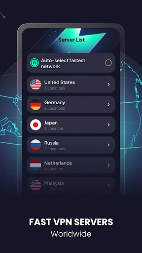 HyperFast VPN-Private Internet Bildschirmfoto 5