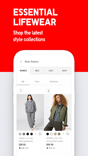 UNIQLO - Clothes Shopping Bildschirmfoto 2