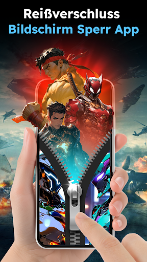 Zipper Lock Wallpapers Screen Bildschirmfoto 1