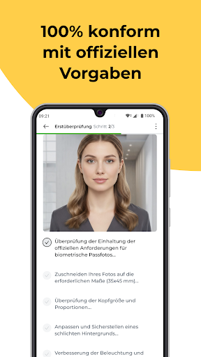 Passbilder App für Deutschland Bildschirmfoto 4
