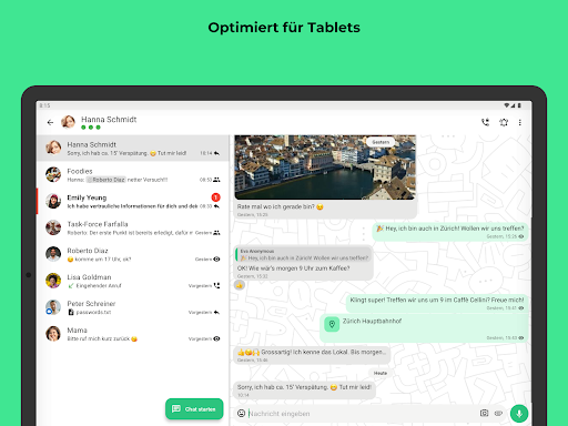 Threema. Der sichere Messenger Bildschirmfoto 9