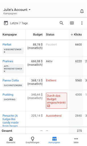 Google Ads Bildschirmfoto 2