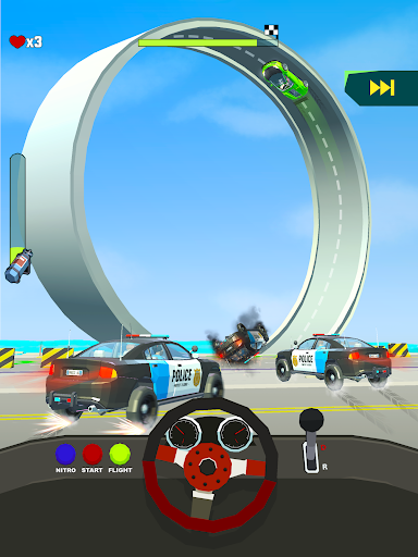 Crazy Rush 3D - Autofahren Bildschirmfoto 6