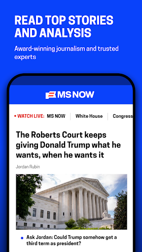 MS NOW: Watch Live News Bildschirmfoto 3