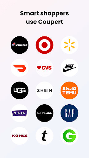 Coupert - Coupons & Cash Back Bildschirmfoto 1